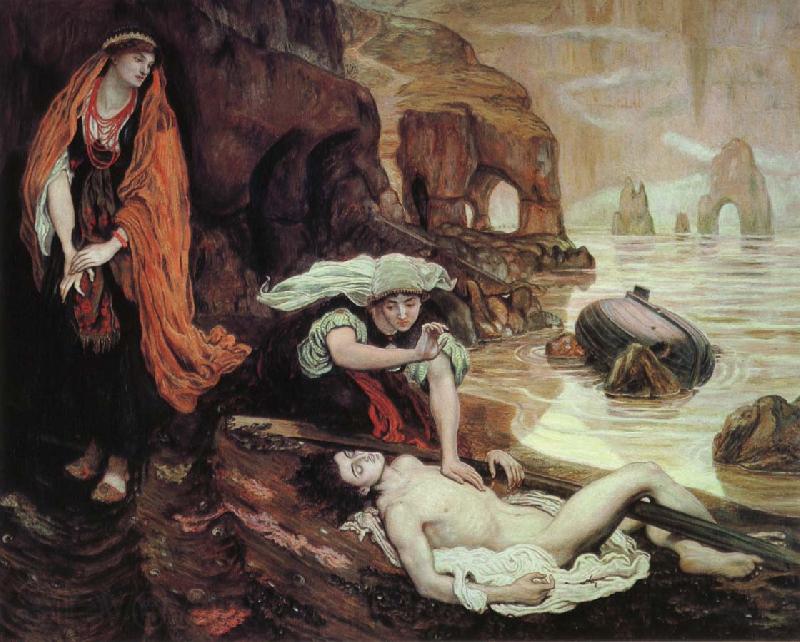 Ford Madox Brown Haydee Discovers the Body of Don Juan